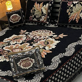Fancy Velvet Bed Sheet Set - 4 Pieces  FVB 245